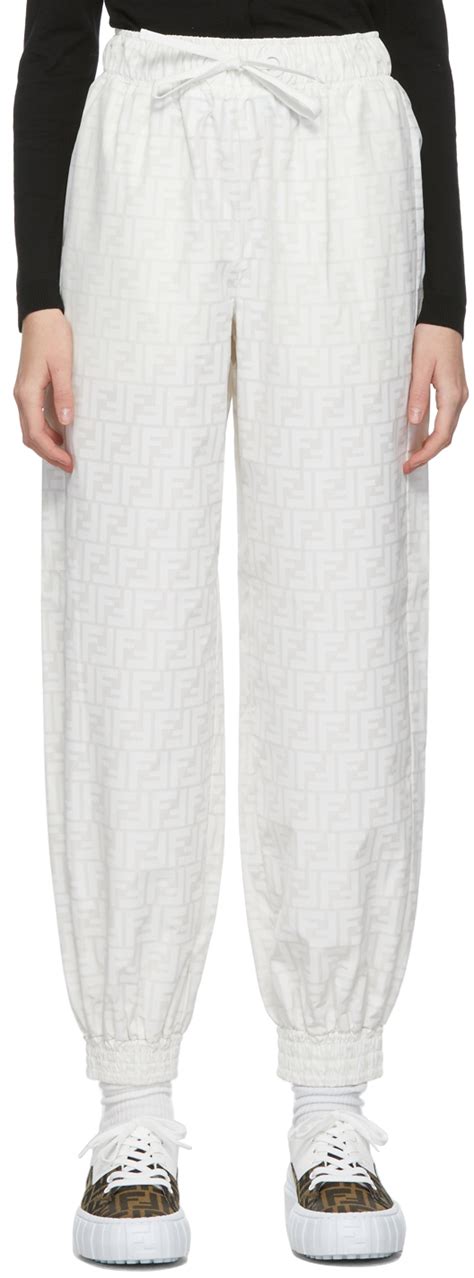 white fendi pants